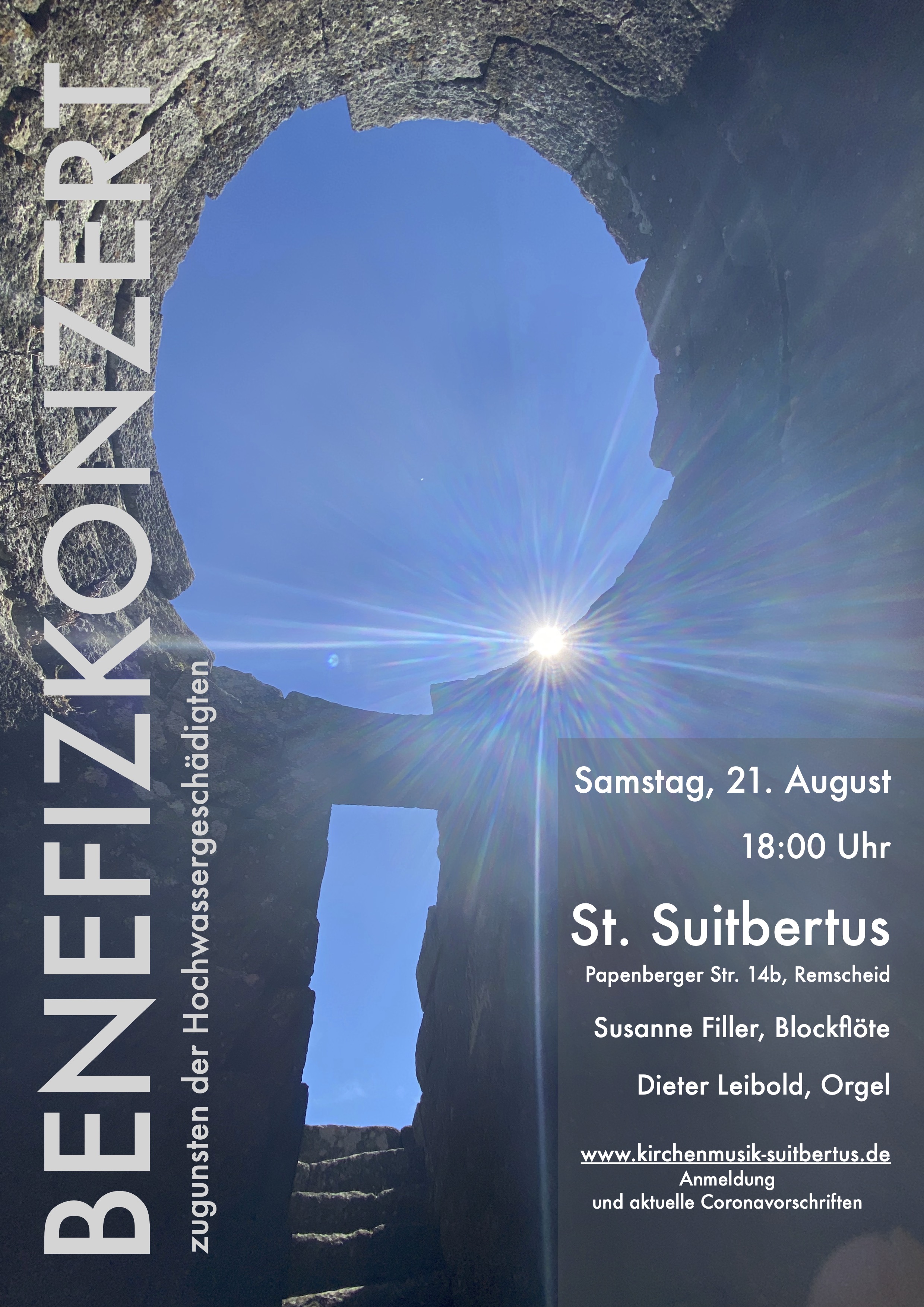 Plakat Benefizkonzert August 2021